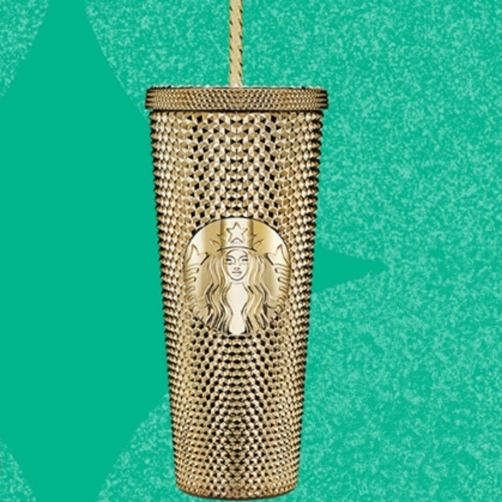FLASH SALE❗️Giftable Starbucks 2022 Limited Edition Holiday Gold Bling Cup BNWT